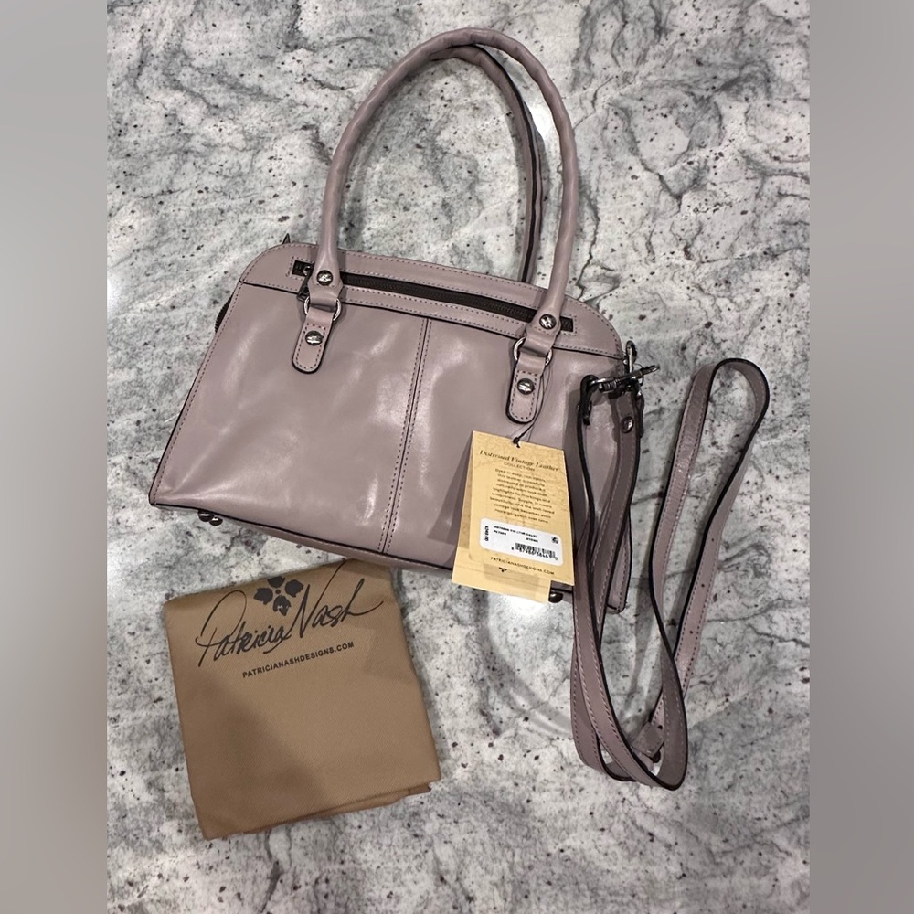 Patricia Nash Distressed Vintage Leather Calvi Handbag